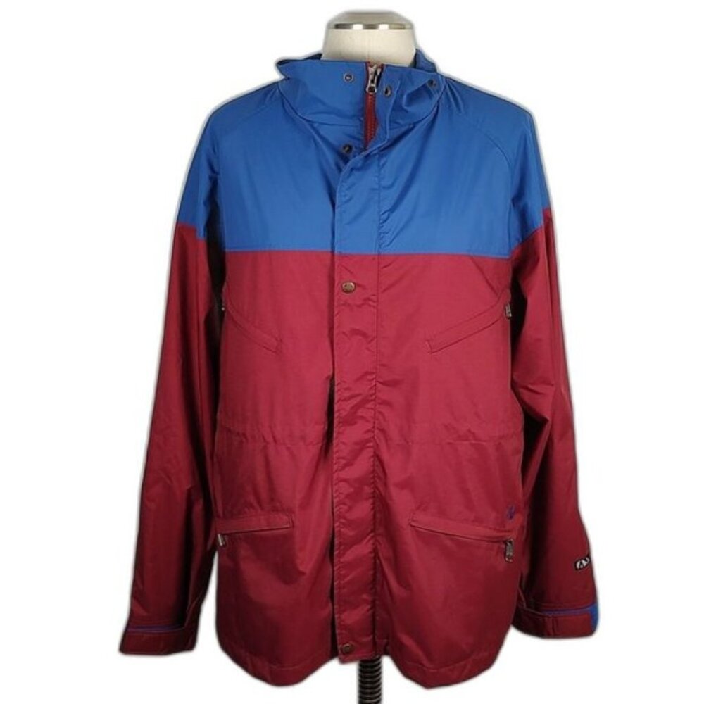 HP Volcom Snowboard/Ski Jacket Colorblock Removable Hood Men's Size XL